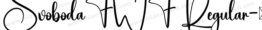 SvobodaFWF Regular字体转换